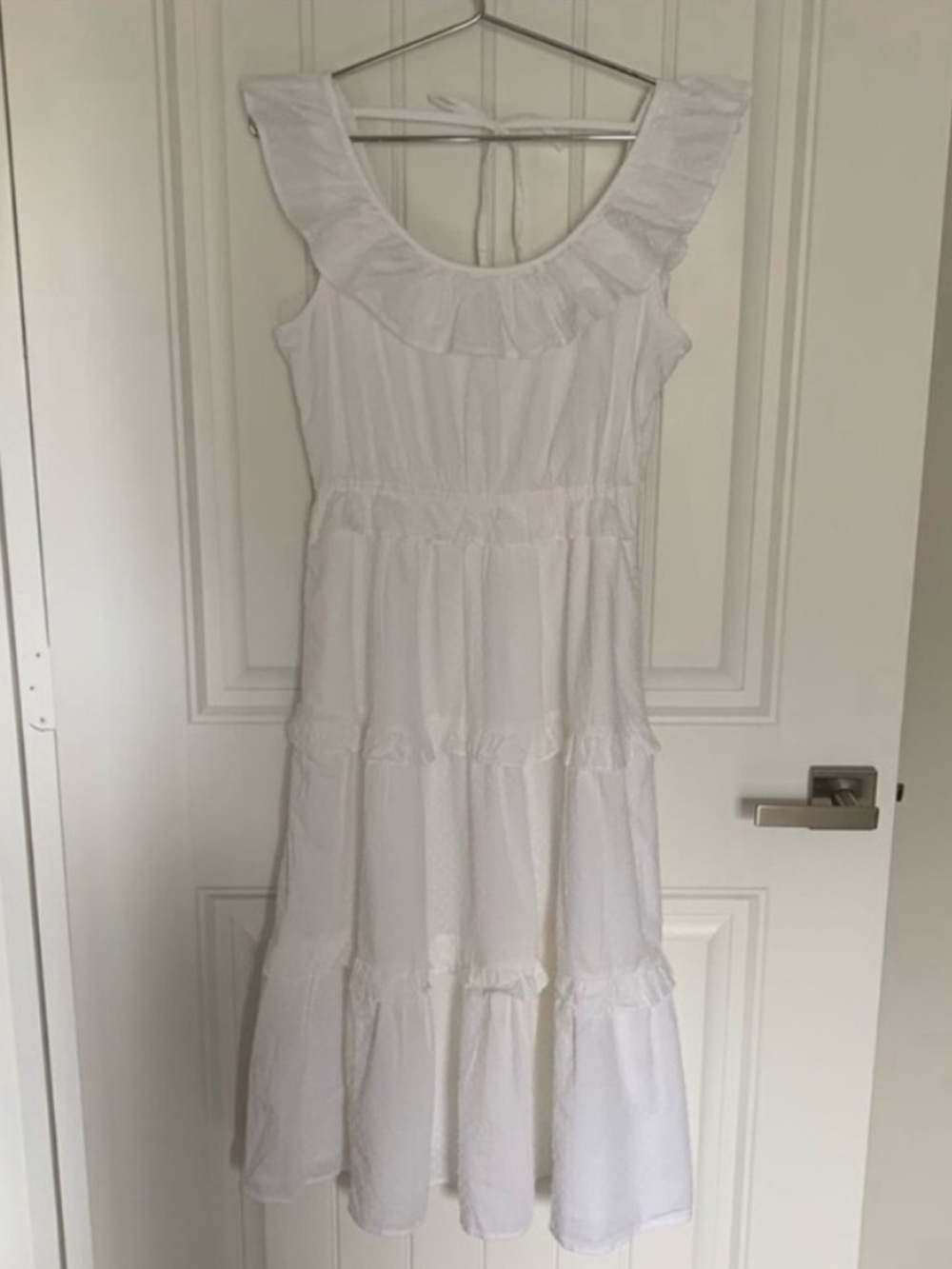 J Crew Dress 8P Summer White - Picture 3 of 8